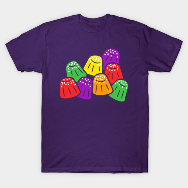 Sweet Candy Gumdrops T-Shirt by Alissa Carin